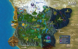 Free Realms World Map by LadyParker